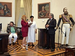 Tarde de celebração no auditório do Instituto Geográfico e Histórico da Bahia com a entrega da Mação de Aplausos e Reconhecimento pelos Relevantes Serviços Prestados à Sociedade, para 15 homenageados.