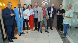 Aquele café temático, com os colegas na OAB/BA